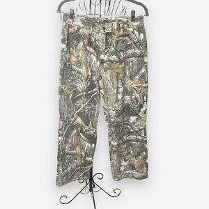 SHEIN Camo Cargo Pants Size M US 6 Tree Real Camouflage Utility Y2K